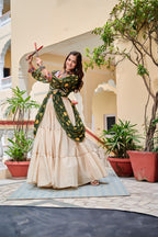 Gamathi Work Festive Cotton Lehenga