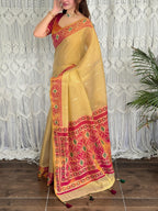 Jodhana Pure Cotton Silk Zari Saree