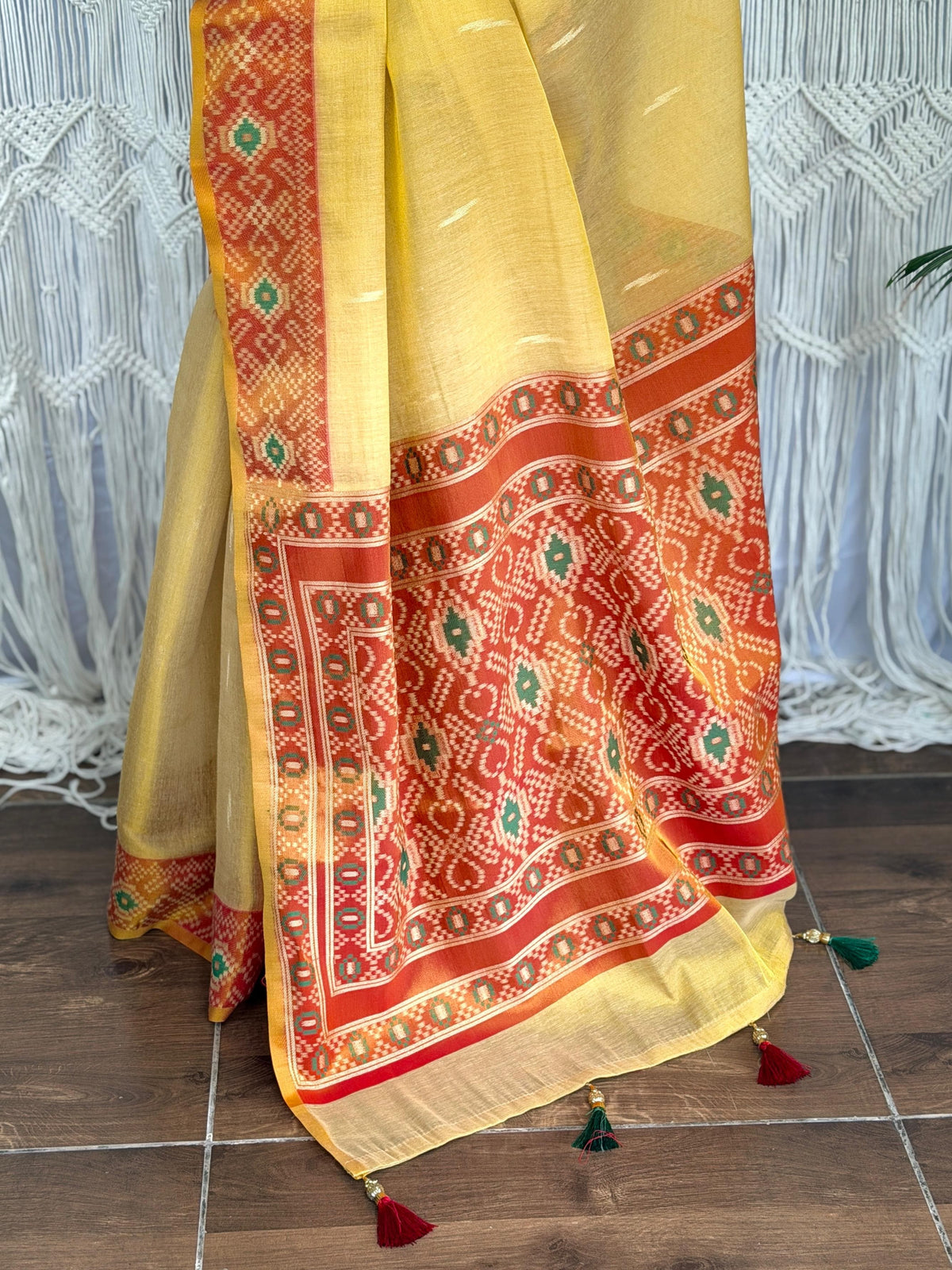 Jodhana Pure Cotton Silk Zari Saree