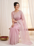 Ria Organza Silk Crush Saree