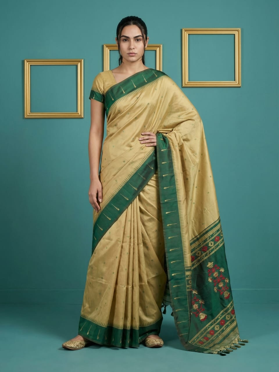 Handloom Soft Silk Zari Saree