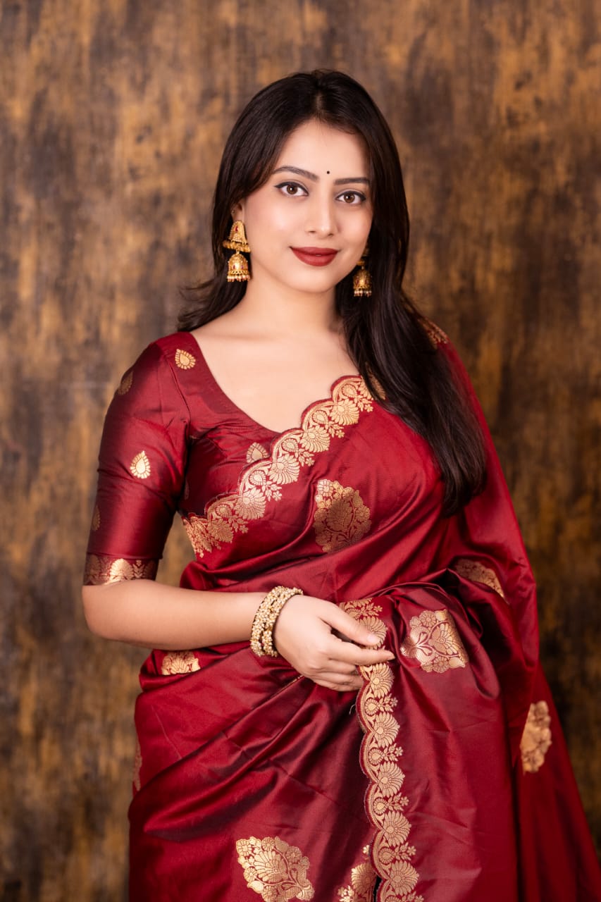 Banarasi Cutwork Soft Silk Saree