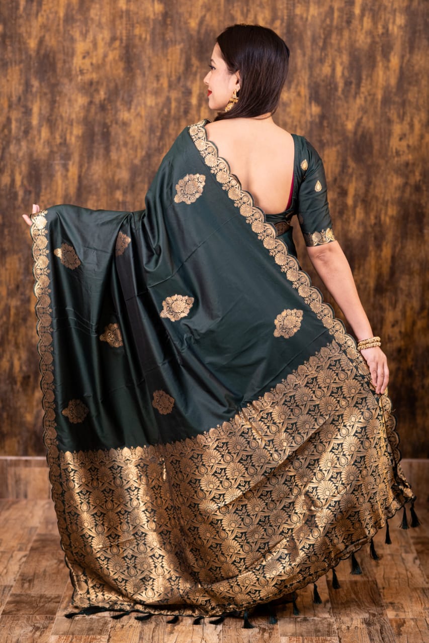 Banarasi Cutwork Soft Silk Saree