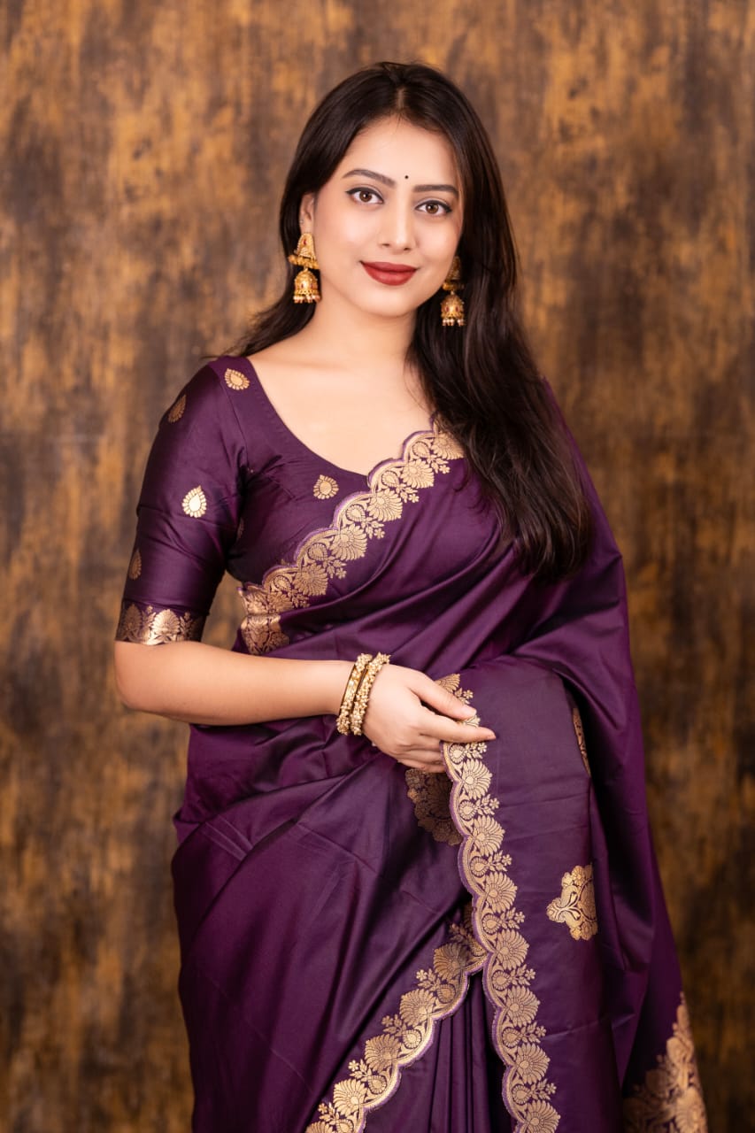 Banarasi Cutwork Soft Silk Saree