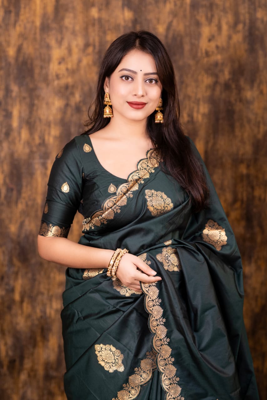 Banarasi Cutwork Soft Silk Saree