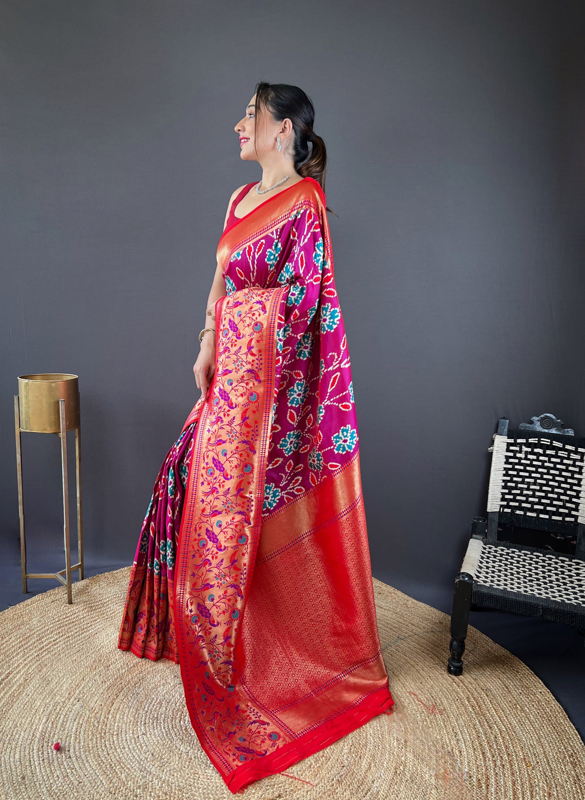 Soft Silk Patola Weaving Saree