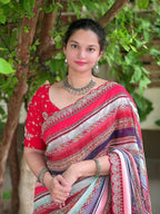 Soft Faux Georgette Designer Saree