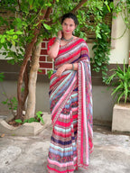 Soft Faux Georgette Designer Saree