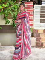 Soft Faux Georgette Designer Saree