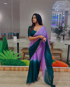 Gold Crush Chinnon Handwork Saree