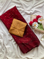 Sassy Petals Space Silk Sequin Saree