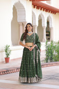 Vichitra Silk Zari Lehenga