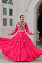 Roman Silk Gota Patti Lehenga