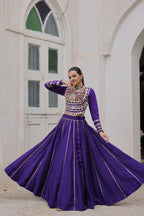 Roman Silk Gota Patti Lehenga
