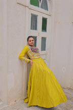 Roman Silk Gota Patti Lehenga