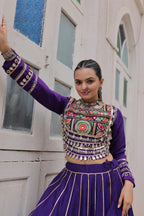 Roman Silk Gota Patti Lehenga