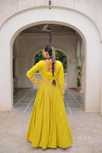 Roman Silk Gota Patti Lehenga