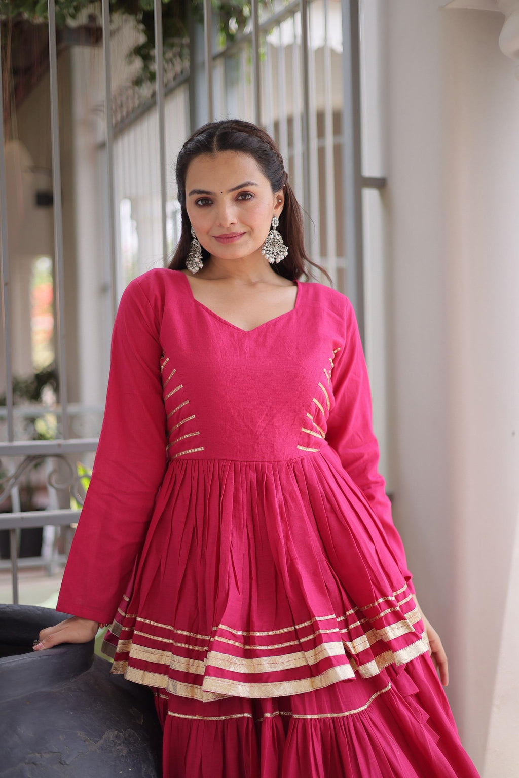 Cora Cotton 12 Meter Frill Lehenga