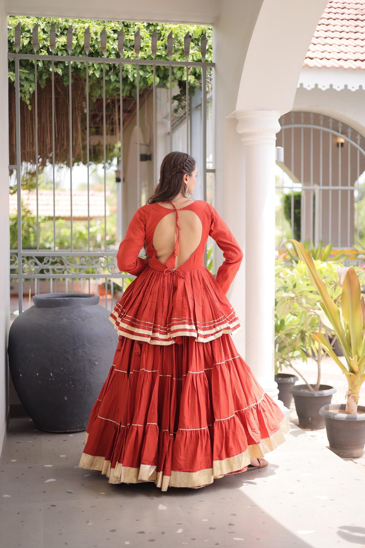 Cora Cotton 12 Meter Frill Lehenga