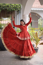 Cora Cotton 12 Meter Frill Lehenga