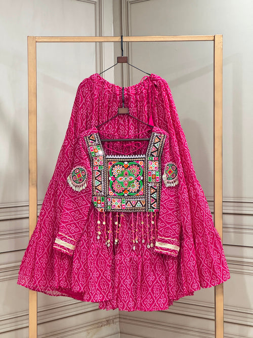 Bandhni Print Lehenga Choli