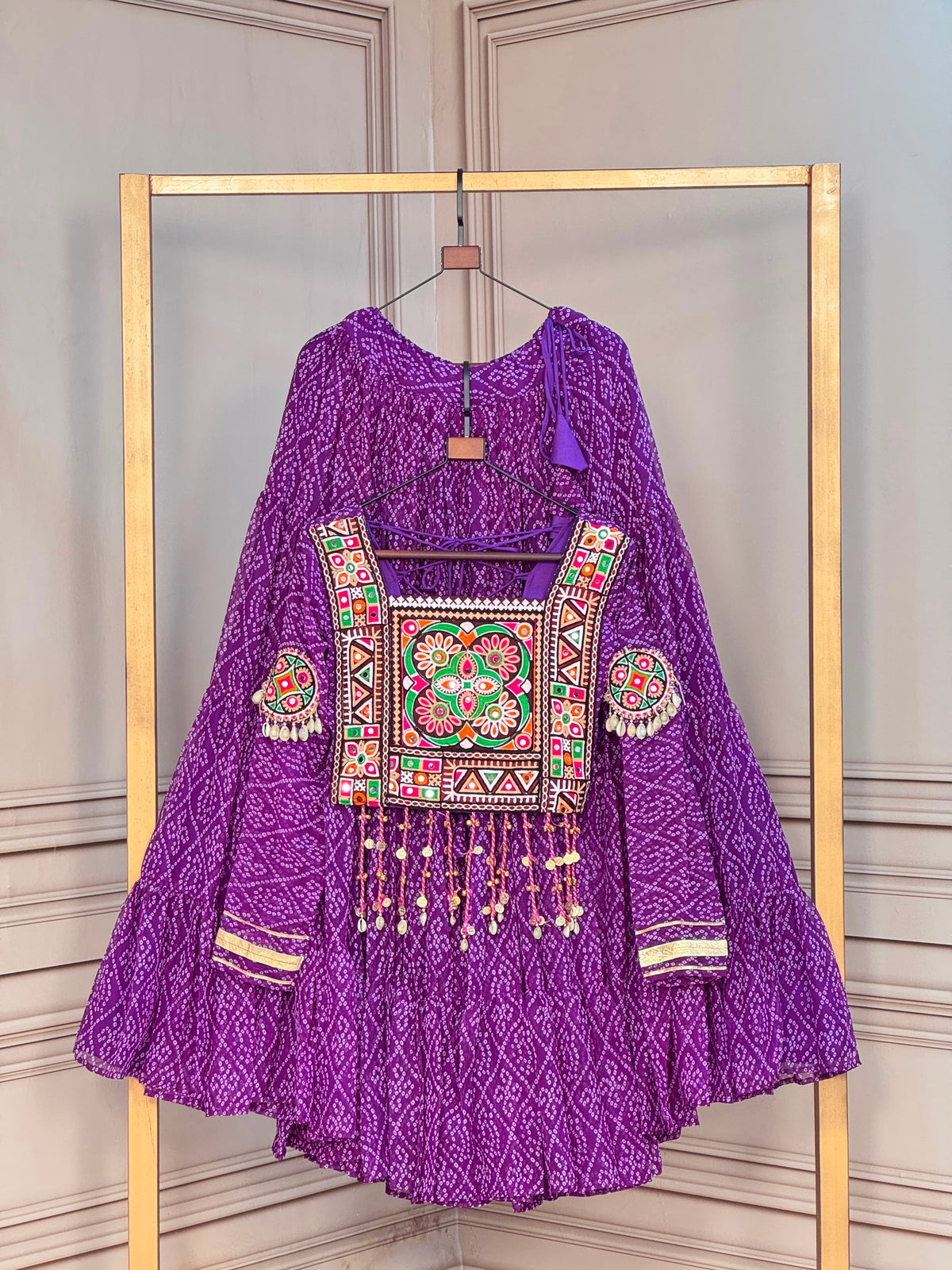 Bandhni Print Lehenga Choli