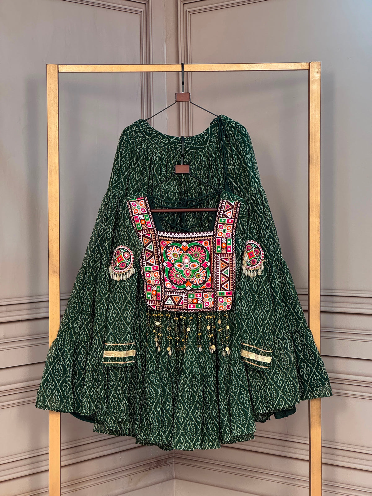 Bandhni Print Lehenga Choli