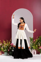 Gamthi Work Rayon Gown