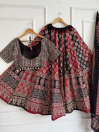 Ajrakh Cotton Lehenga Choli