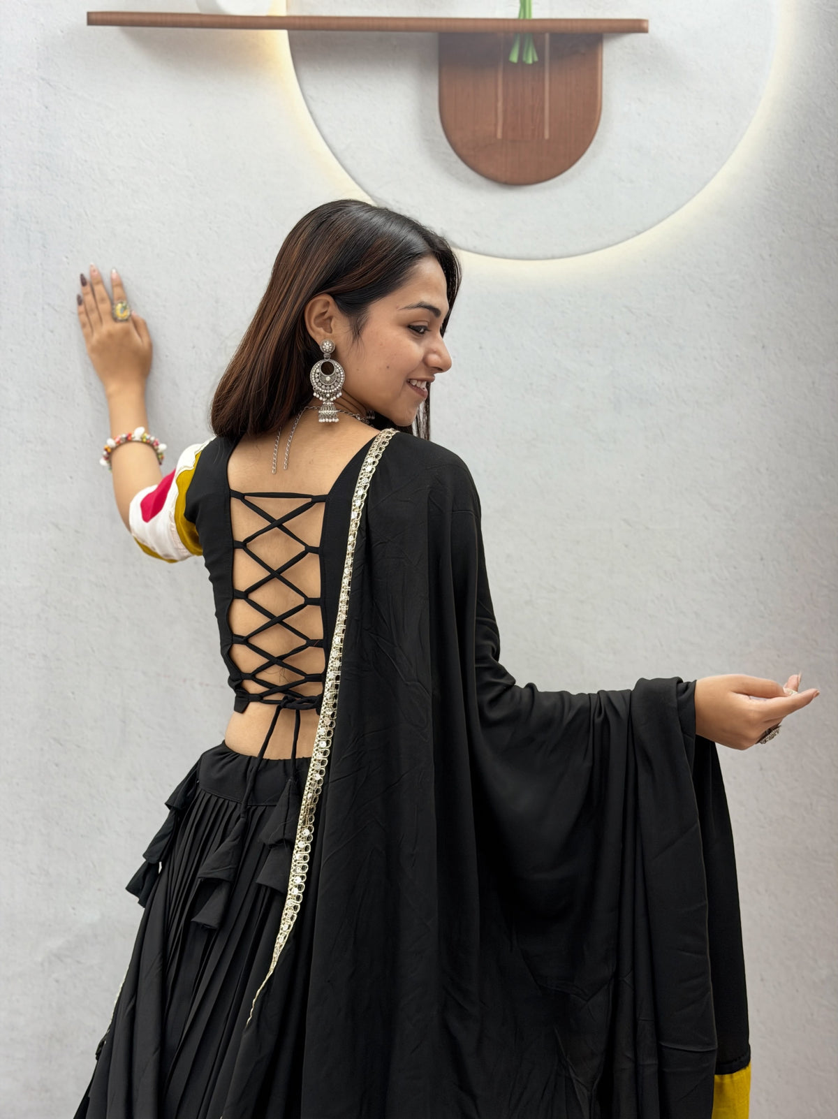 Cotton Gota Patti Lehenga Set