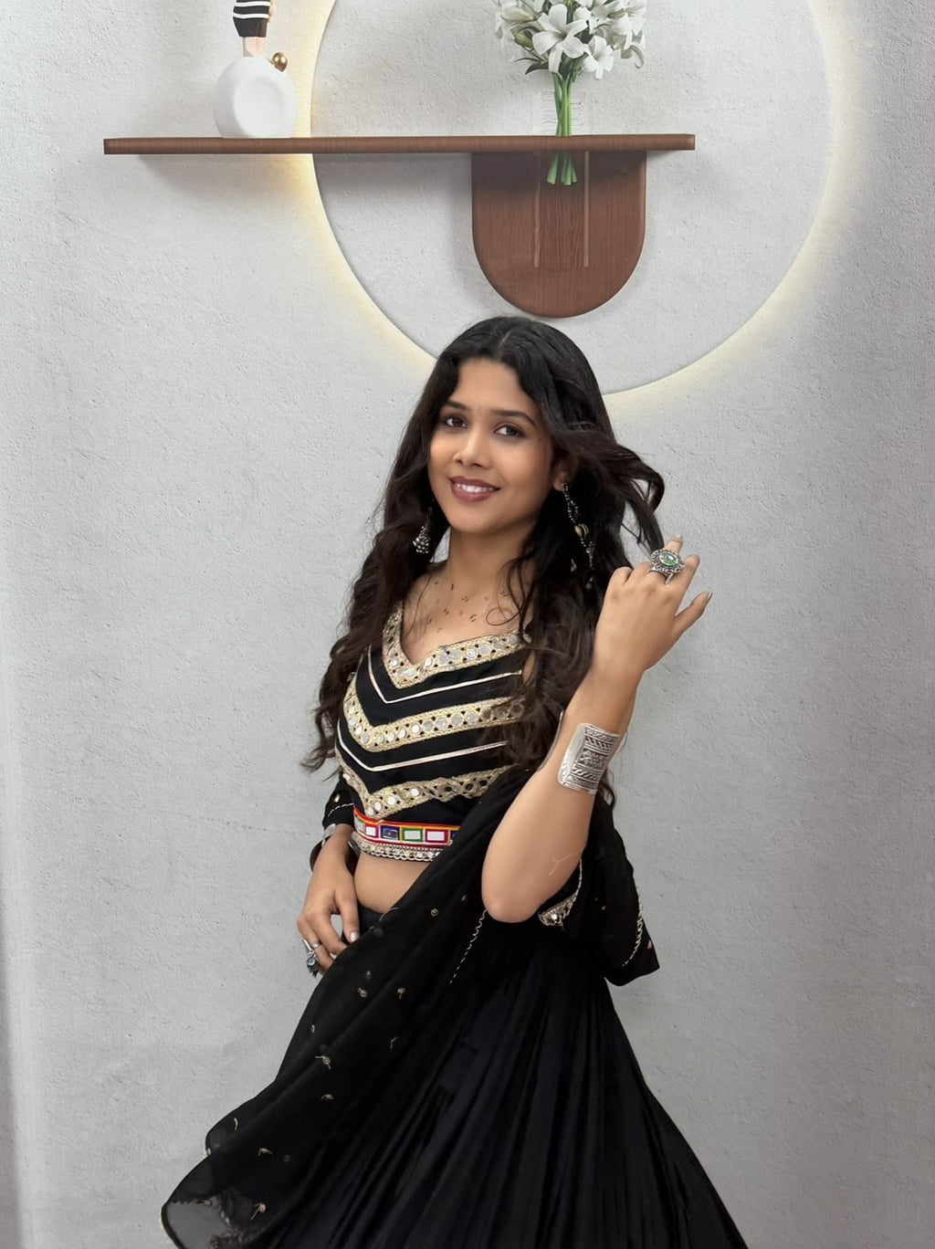 Heavy Gamthi Work Lehenga Choli