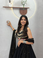 Heavy Gamthi Work Lehenga Choli