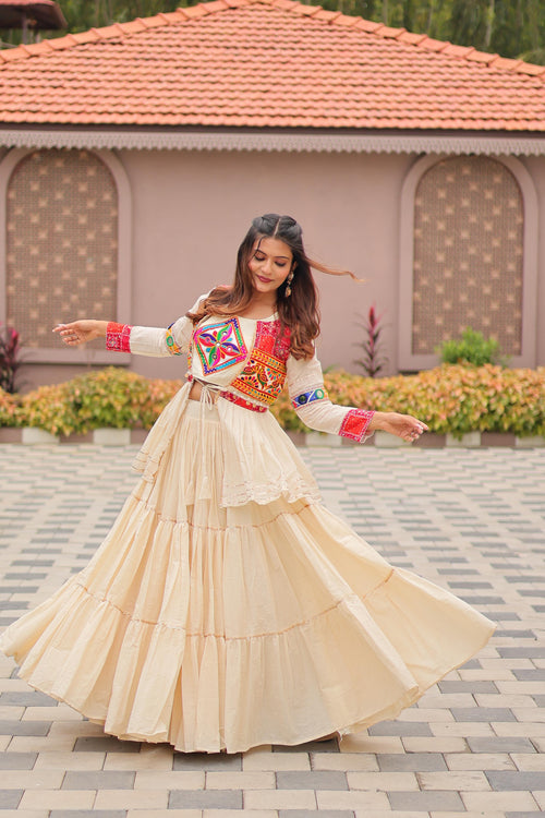 9-Meter Gamthi Work Lehenga Choli