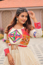 9-Meter Gamthi Work Lehenga Choli