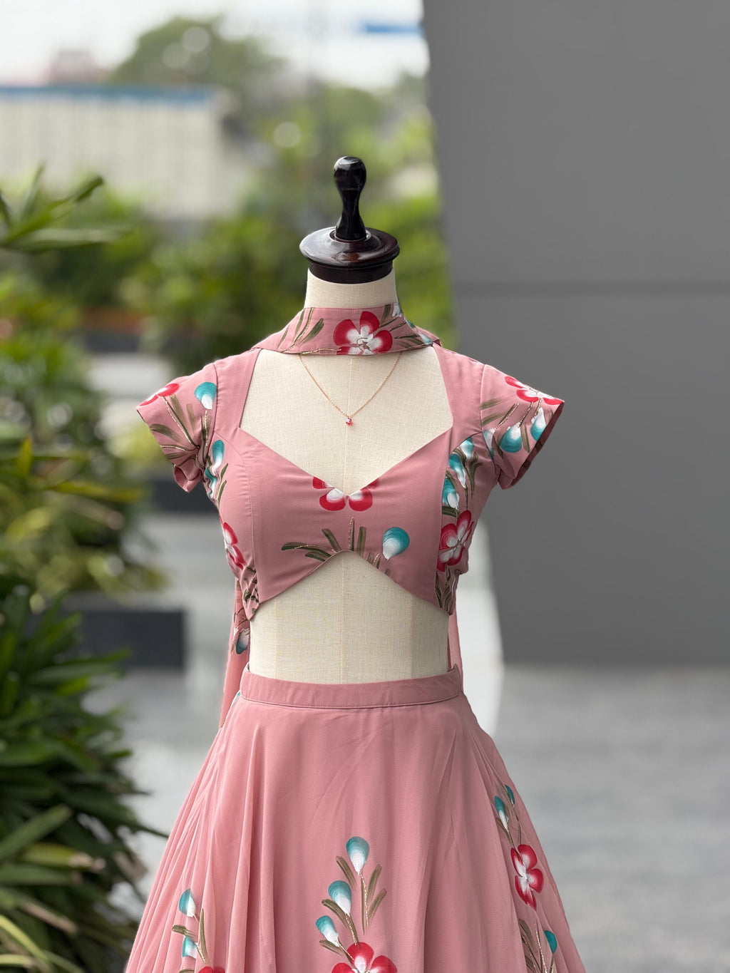 Hand Painted Lehenga