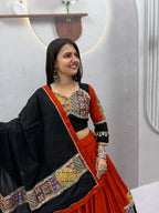 Cotton Mirror Lehenga