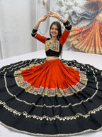 Cotton Mirror Lehenga