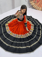 Cotton Mirror Lehenga