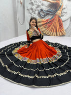 Cotton Mirror Lehenga