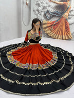 Cotton Mirror Lehenga