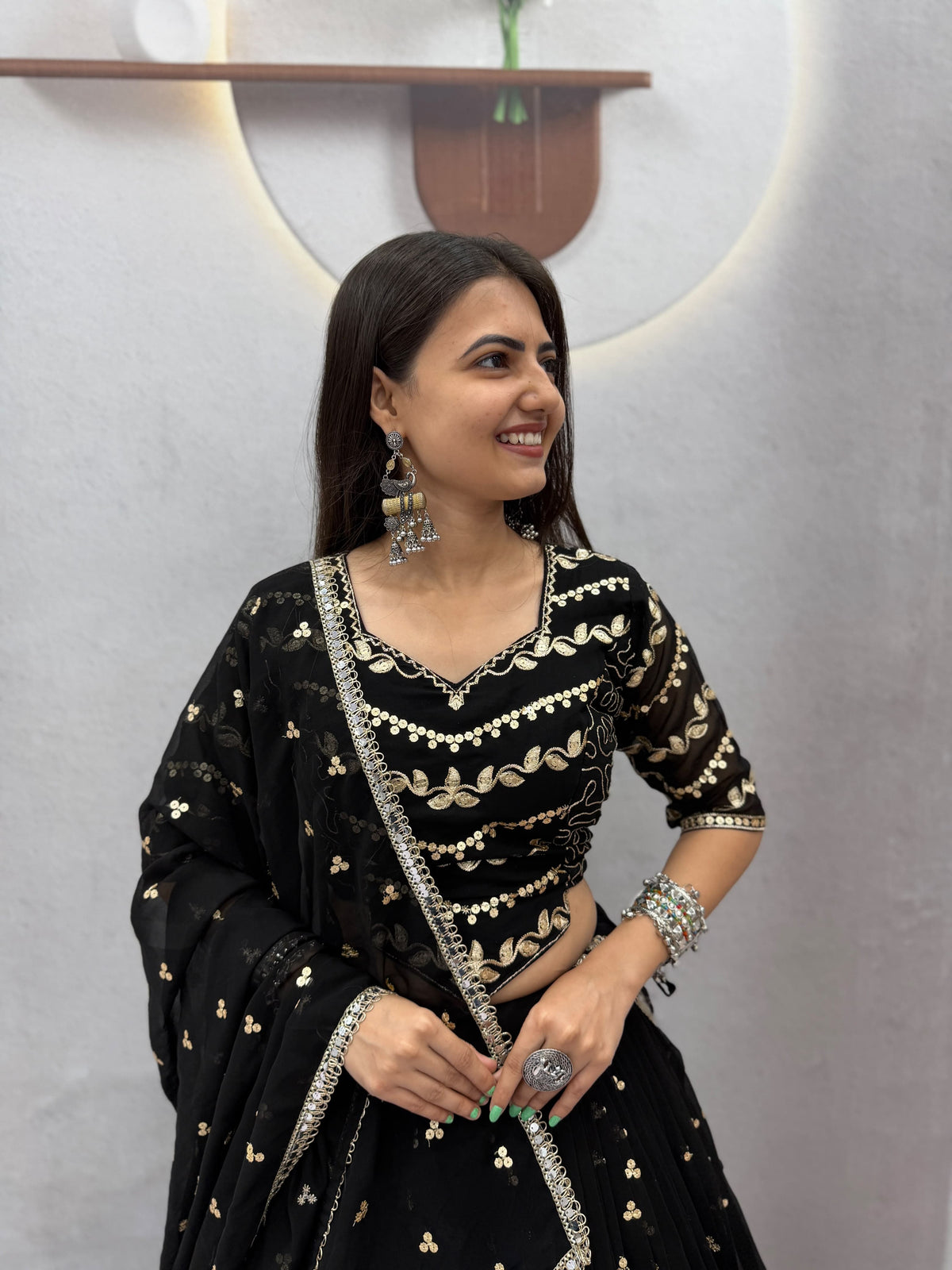 Vintage Sequin Chaniya Choli