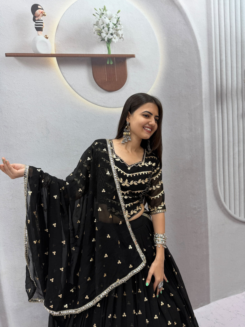 Vintage Sequin Chaniya Choli
