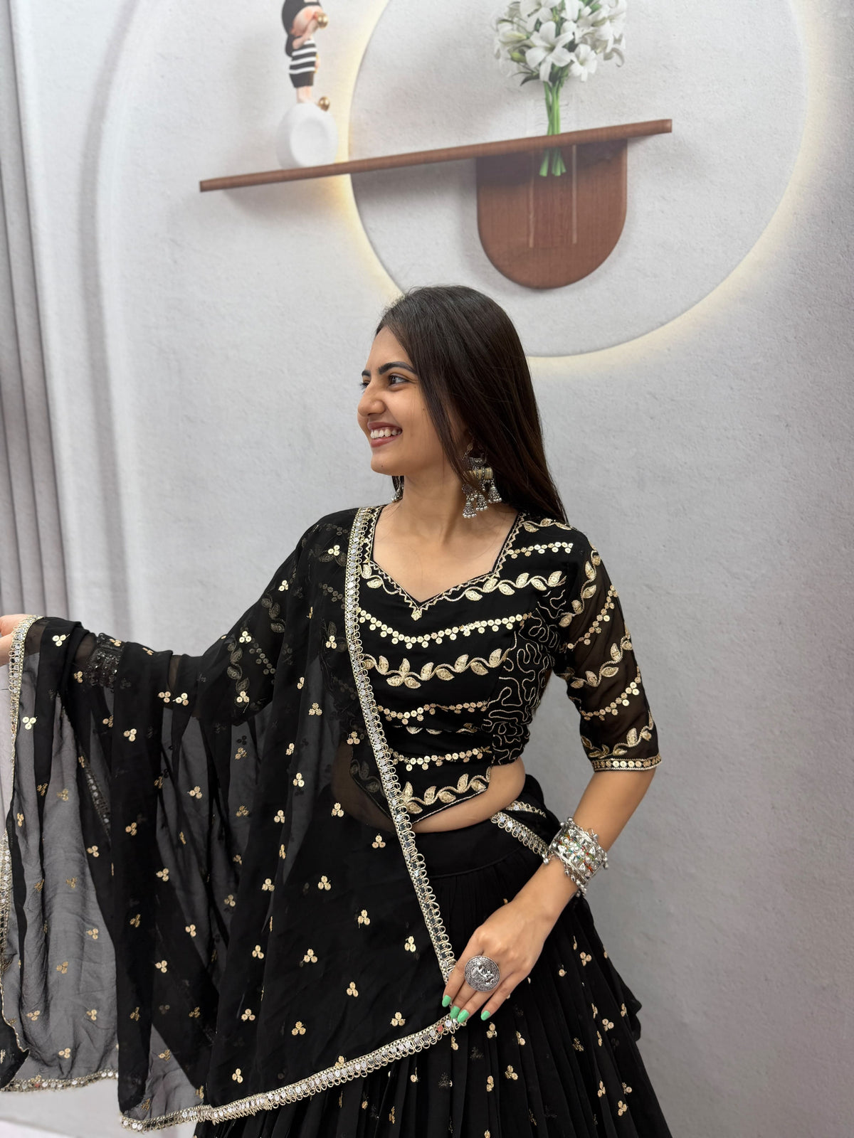Vintage Sequin Chaniya Choli