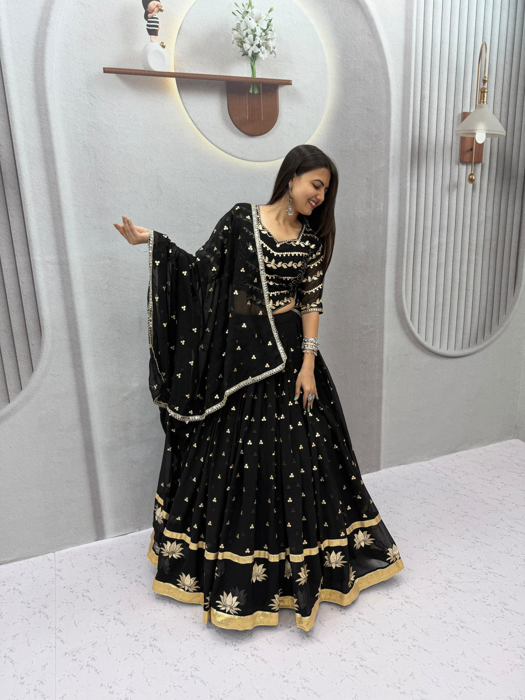 Vintage Sequin Chaniya Choli