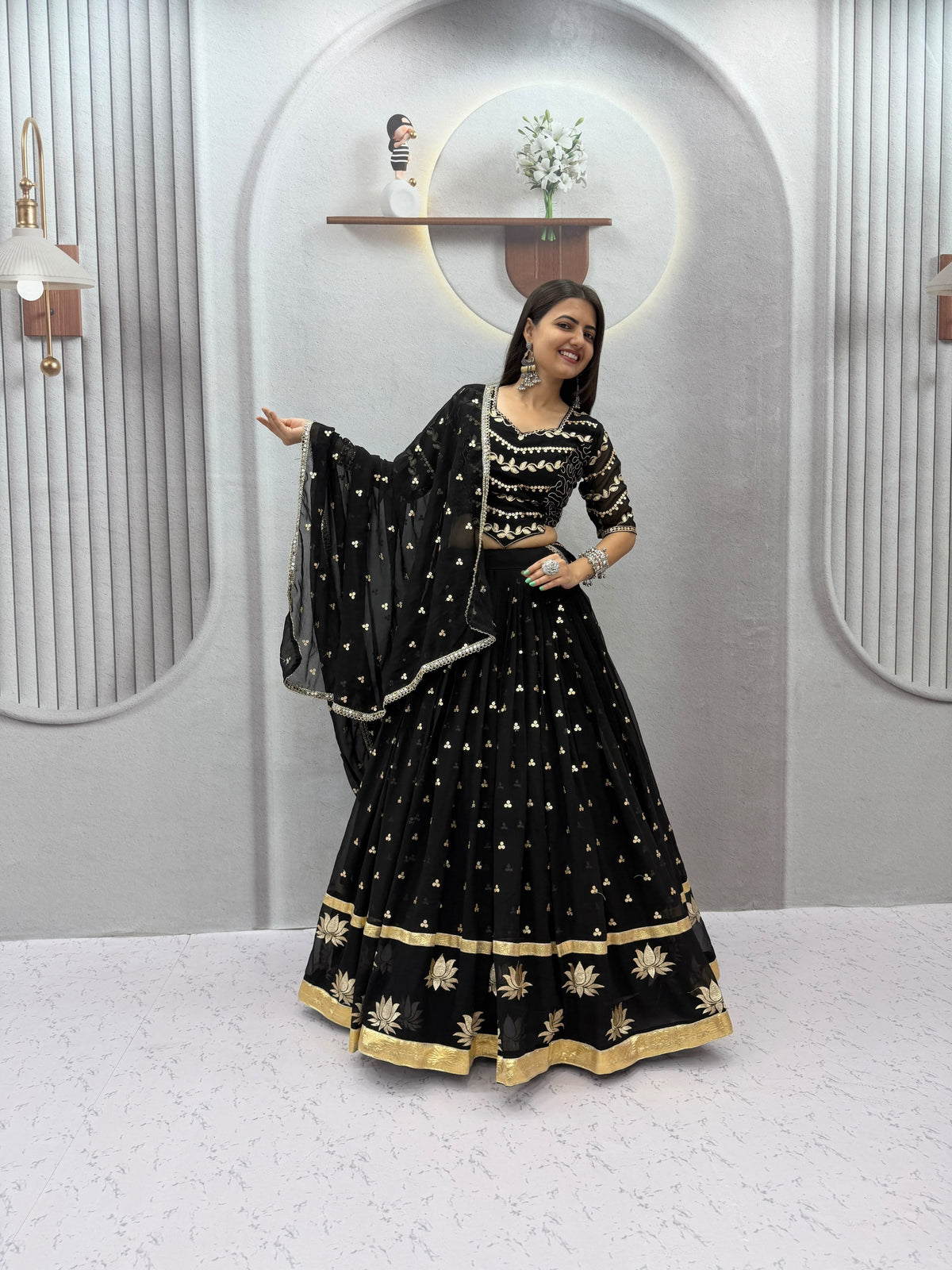 Vintage Sequin Chaniya Choli