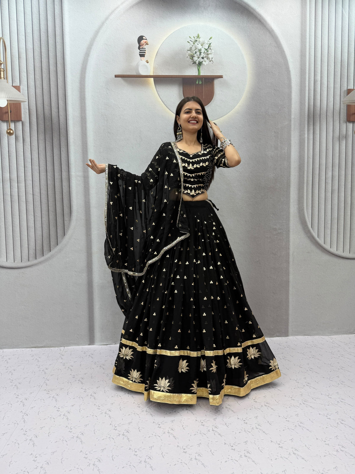 Vintage Sequin Chaniya Choli
