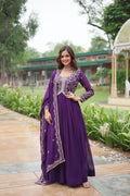 Blooming Sequins Designer Gown