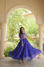 Bandhani Kutchi Patchwork Gown