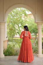 Bandhani Kutchi Patchwork Gown