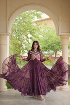 Bandhani Kutchi Patchwork Gown
